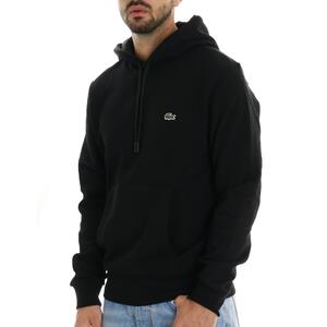 FELPA CON CAPPUCCIO NERO